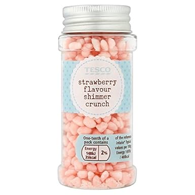 Tesco Sprinkles Strawberry Shimmer Crunch 87g Amazon Co Uk Grocery