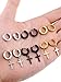 6 Pairs of Cross Earrings Dangle Hinged Earrings Stainless Steel Cross Hoop Earrings and Stud Earrings for Men and Women Wearing