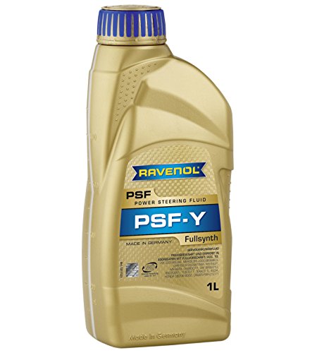 RAVENOL J1B1045 Power Steering Fluid - PSF-Y Full Synthetic Hydraulic Fluid (1 Liter)