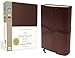 NIV, Journal the Word Bible, Large Print, Premium Leather, Brown: Reflect on Your Favorite Verses