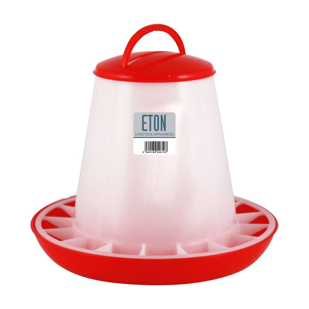 Eton Poultry Plastic Feeder with Handle, 3 Kg