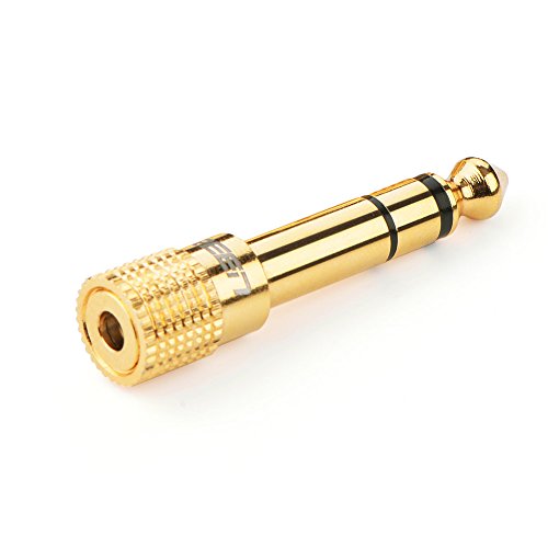 UGREEN 6.35mm (1/4 inch) Male to 3.5mm (1/8 inch) Female Stereo Audio Adapter Gold Plated