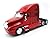 Jada Toys RoadRigz - Kenworth T2000 Model Tractor Trailer (1:32, Red) diecast car model toy