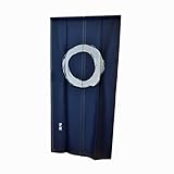Noren Curtain Tapestry Enso Circle Navy Blue Long Type