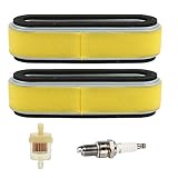 Wellsking HR214 Air Filter with Spark Plug for Honda GV150 GV200 GXV120 HR194 HR195 HRA214 HR215 Lawn Mower OEM# 17210-ZE6-003 17211-888-013 17210-ZE6-505