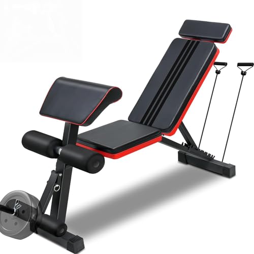 Banco Supino, Banco Academia, Capacidade de Carga de 150 kg Estação de Musculação, Adequado para altura até 180CM, Musculação, Academia em Casa, Cadeira Extensora, Supino Regulavel, Academia, Cadeira Extensora