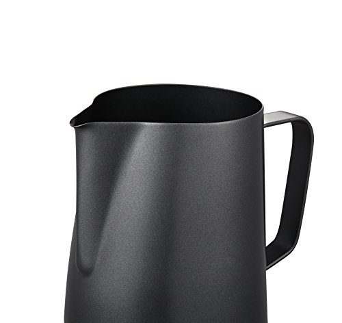 Milk Frothing Pitcher, Stainless Steel Creamer Non-Stick Teflon Frothing Pitcher 12 oz (350 ml), Matte Finish