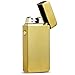 Kivors USB Rechargeable Flameless Electronic Dual Pulse Arc Lighter, Gold Phoenix