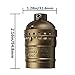 KINGSO 4 Pack E26 E27 Light Socket Screw Bulbs Metal Shell Medium Base Edison Retro Pendant Lamp Holder Without Switch and Cord for DIY Projects No Fire Hazard 110~220V (Brass)