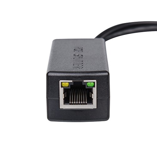 2-Pack Active PoE power over ethernet Splitter Adapter 48V to 12V, IEEE 802.3af Compliant 10/100Mbps PoE Splitter With 12V output for Surveillance Camera, ipolex