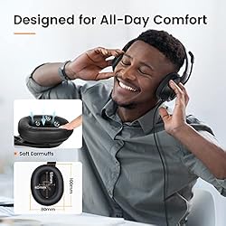 EKSA Headset with Microphone for Laptop, Wired