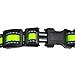 Mile High Life Dog Collar | Nylon Reflective Dog Collars | Light Weight Puppy Collars | Lime Green Dog Collars for Large Dogs (Lime Green, Large)