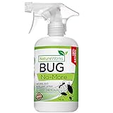 Bug No More | Natural Insect & Pest Control Spray | Ant Roach Termite Fly Mosquito Flea & Spider Killer | Organic Indoor Outdoor Pesticide I Home Patio Lawn & Garden Insecticide | Kid & Pet Safe 16oz