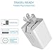 iPhone Charger, YOKERSU Dual Port Travel Wall Power Adapter 2.4A Fast Charging Nylon Braided Lightning Cable 2Pack (6ft) Data Charge Sync Cable for iPhone 7/6S Plus/5S, iPod, iPad