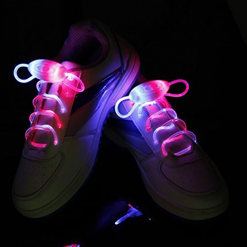 LED Shoelaces Light Up Shoe Laces with 3 Modes Flash Lighting the Night for Party Hip-hop Dancing Cycling Hiking