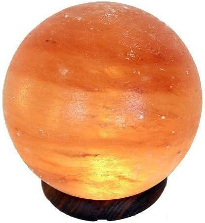 bosalla lampara de sal en forma de sol o planeta diametro 15 cm 3 4 kilos incluye cable y bombilla