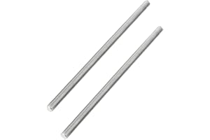 MOKOVI 16-Inch Length,Stainless Steel Fully Threaded Rod,3/8" -16 Thread Size,Right Hand Threads, 304 Stainless Steel Threaded Screwand-Studs(2 Pieces)