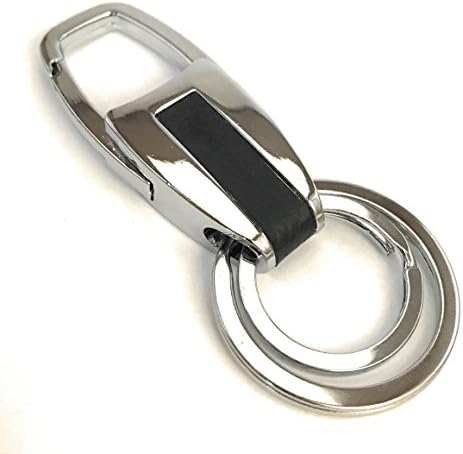 ARMIS Classic Attachable Key Chain - Simple, Elegant, Durable Multi-ring Key Holder - Smart Keychain (Black)