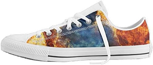 Devil Warrior Men's Sneakers Casual Canvas Shoes Solid Colors Low Top Lace Up Flat Fashion For Unisex