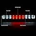Auto Dynasty Dual Row LED Tinted Housing 3rd Third Tail Brake Light Cargo Lamp Compatible with Silverado Sierra GMT900 07-14