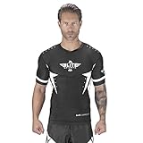 Elite Sports Star Short Sleeve Compression, MMA, BJJ, No-Gi, Cross Training Rash Guard