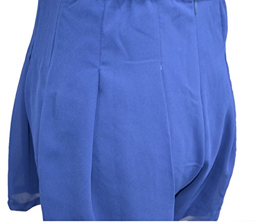 DZT1968 Sexy Crossed Backless Straps Lace Embroidery Romper Playsuit Jumpsuit (Medium, Blue)