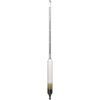 Kimble 52140-0100 Salt and Brine Hydrometer, Graduated from 0-100% Saturated Sodium Chloride