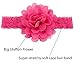 12pcs Baby Girls Headbands Chiffon Flower Lace Band Hair Accessories for Newborns Infants Toddlers