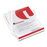 2 PACKS of Universal Economy Sheet Protectors Economy Letter 200/Box, UNV-21127