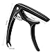Cafhelp Guitar Capo, Professional Zinc Metal Capo for 6 String Acoustic and Electric Guitars, Bass, Ukulele, Mandolin, Banjo with 3 PCS Guitar Picks (Elegant Black)