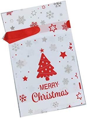 zijianZZJ 10Pcs Christmas Gift Bags, Santa Elk Drawstring Packing Candy Cookie Bags for Birthday Festival Christmas Party New Year Gifts