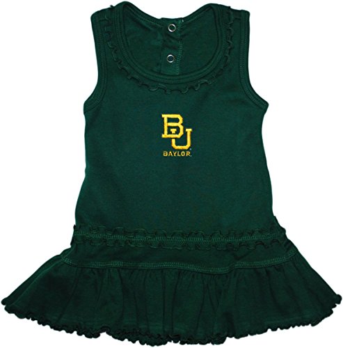 Creative Knitwear Baylor University Bears Ruffled Tank Top Dress with Bloomer Set