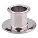 DERNORD Sanitary Concentric Reducer Tri Clamp Clover Stainless Steel 304 Sanitary Fitting End Cap Reducer (Tri Clamp Size: 2.5 inch x 1.5 inch)