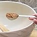 MEKBOK Set of 8 Stainless Steel Measuring Spoons - With 1/8, 1/3 and 1/16 Teaspoon, 1/2 Tablespoon - Metric and US Measurements - The Complete Set for Your Kitchen