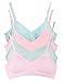 Kalon 4 Pack Demi Padded Bralette Adjustable Straps