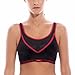 SYROKAN Women's High Impact Wireless Support Cool Racerback Gym Active Sports Bra