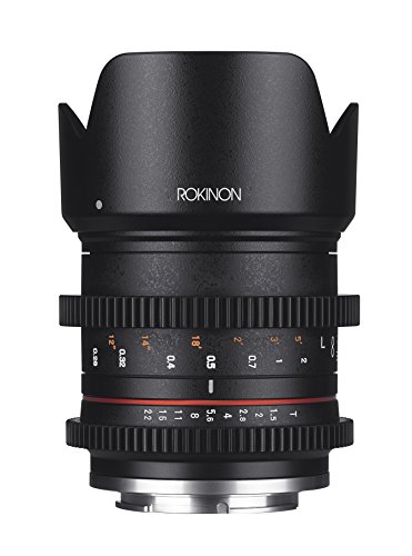 Rokinon CV21M-E 21mm T1.5 Compact High Speed Wide Angle Cine Lens for Sony E-Mount, Black