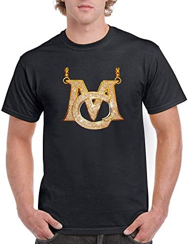 Men's T-Shirts Mariah Carey Gold Logo Cotton T-Shirts Black