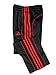 Adidas Big Boys Fleece Lined Track Pant (small 8, Black/Scarlett)