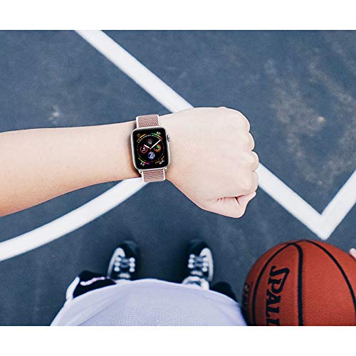 image for AdMaster Compatible for Apple Watch Band 38mm 40mm, Soft Nylon Sport L