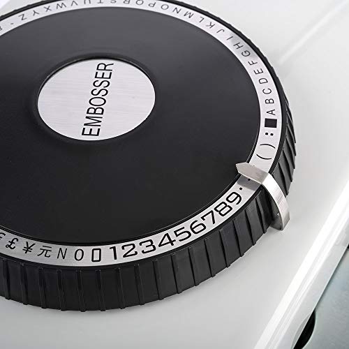 Embossing Machine 72 Characters Card Embosser Printer Gift Card Credit ID PVC Card Embosser Stamping Machine Manual Embosser Machine - Thumbnail 5