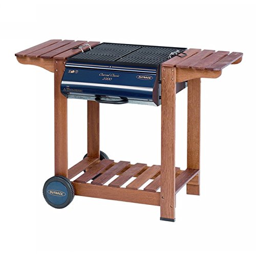 Outback trc2301/03 Charcoal Barbecue Grill with Cart, 113 x 60 x 81