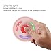 Fidget Spinner, Tri-spinner Glow in The Dark LED Light Up High Speed Cool EDC Anti-stress Finger Toy (Red)