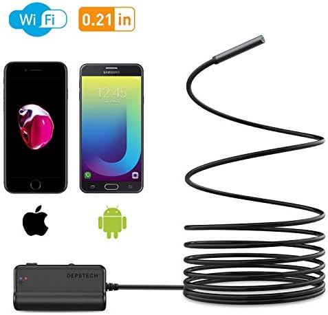 Plantex Depstech Wireless Endoscope Camera/2.0 MP/16 inch Focal Distance/2200 mah Battery/WiFi Borescope Snake Inspection Camera for Android & iOS Devices