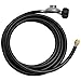 GASPRO 12FT Propane Hose with Regulator for Heater, Fire Pit, Grill, Stove, 3/8 Female Flare, Low Pressure