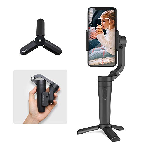 Feiyu FeiyuTech Vlog Pocket Wireless Smartphone Gimbal Stabilizer Remote Control Foldable Compatible with iOS and Android Smart Phones for iPhone Galaxy Huawei and More