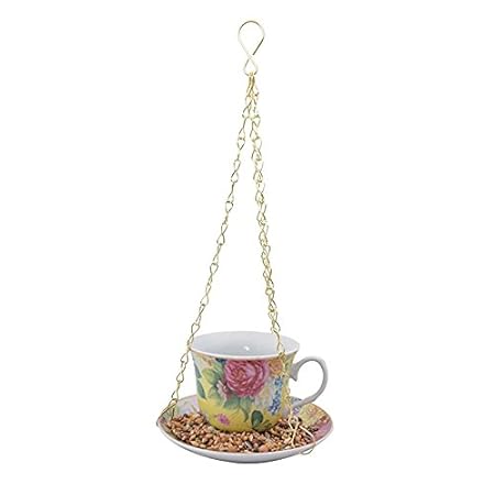 Fallen Fruits China Tea Cup Hanging Wild Bird Garden Feeder