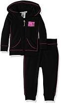 Juicy Couture Baby Girls' 2 Piece Hooded Jacket and Jog Pant Set