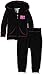 Juicy Couture Baby Girls' 2 Piece Hooded Jacket and Jog Pant Set, Black, 12 Months