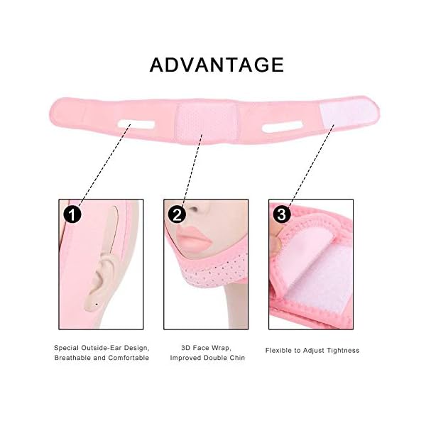 Facial-Slimming-Face-Brace-Slimming-Mask-Reducer-and-Anti-wrinkle-Gill-Facial-Care-Skin-Compact-V-lineM Facial Slimming Face Brace Slimming Mask Reducer and Anti-wrinkle Gill Facial Care Skin Compact V-line(M)